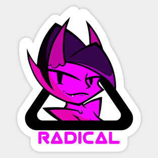 Radical Reggie Sticker